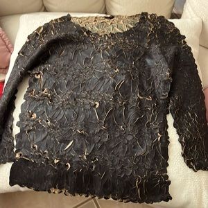 Origami stretchy blouse, one size fits all